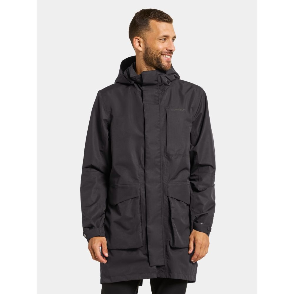 Didriksons Andreas USX Park 2 Black 505249-060 jassen online bestellen bij Kathmandu Outdoor & Travel