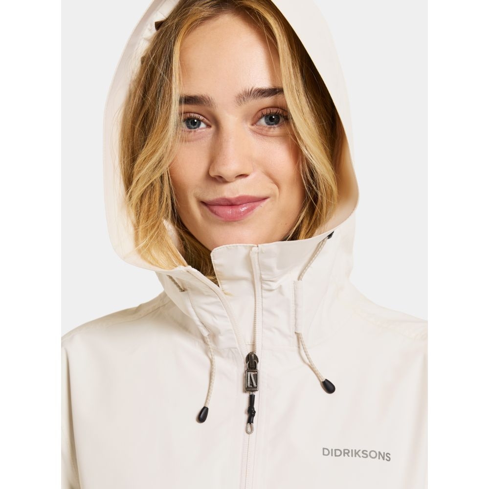 Didriksons Tilde Jacket 4 Women's White Foam 505244-600 jassen online bestellen bij Kathmandu Outdoor & Travel