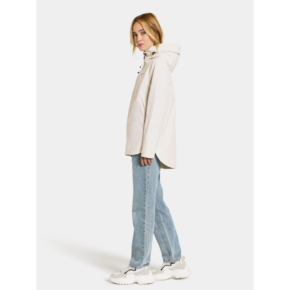 Didriksons Tilde Jacket 4 Women's White Foam 505244-600 jassen online bestellen bij Kathmandu Outdoor & Travel