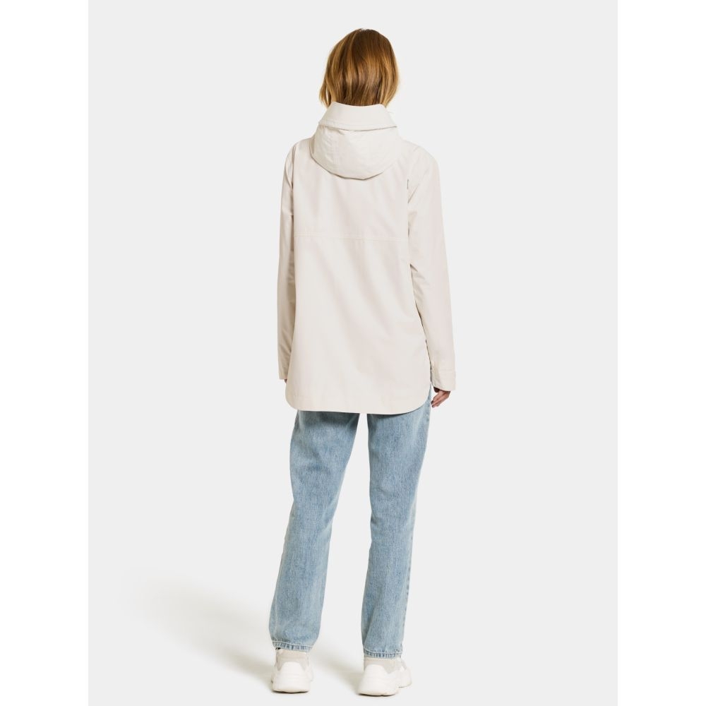 Didriksons Tilde Jacket 4 Women's White Foam 505244-600 jassen online bestellen bij Kathmandu Outdoor & Travel