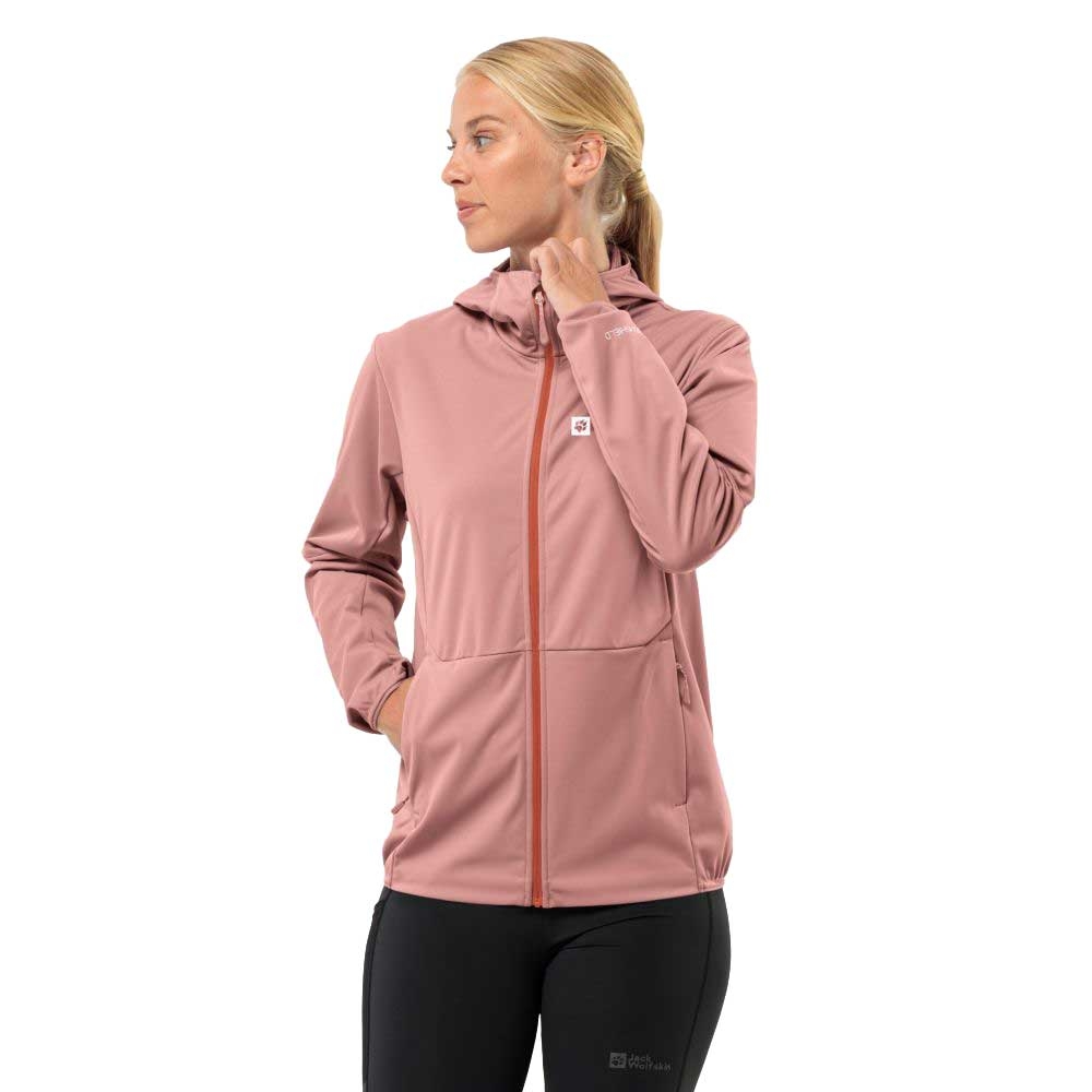 Jack Wolfskin Feldberg Hoody Women's rose dawn 1306863-2919 jassen online bestellen bij Kathmandu Outdoor & Travel