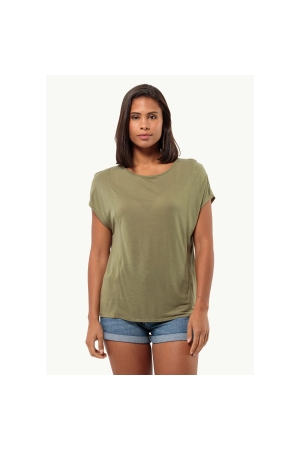 Jack Wolfskin  Mola Tee Women's bay leaf