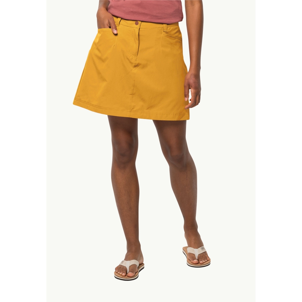 Jack Wolfskin Sonora Skort Women's curry 1503116-3430 jurken en rokken online bestellen bij Kathmandu Outdoor & Travel