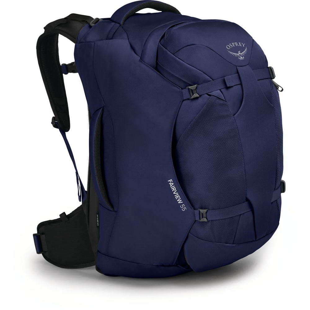 Osprey Fairview 55 Women's Winter Night Blue 10003689 reistassen online bestellen bij Kathmandu Outdoor & Travel