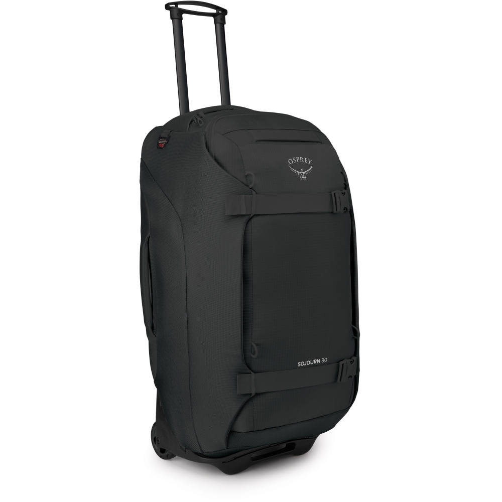 Osprey Sojourn 80 Black 10005391 rolkoffers online bestellen bij Kathmandu Outdoor & Travel