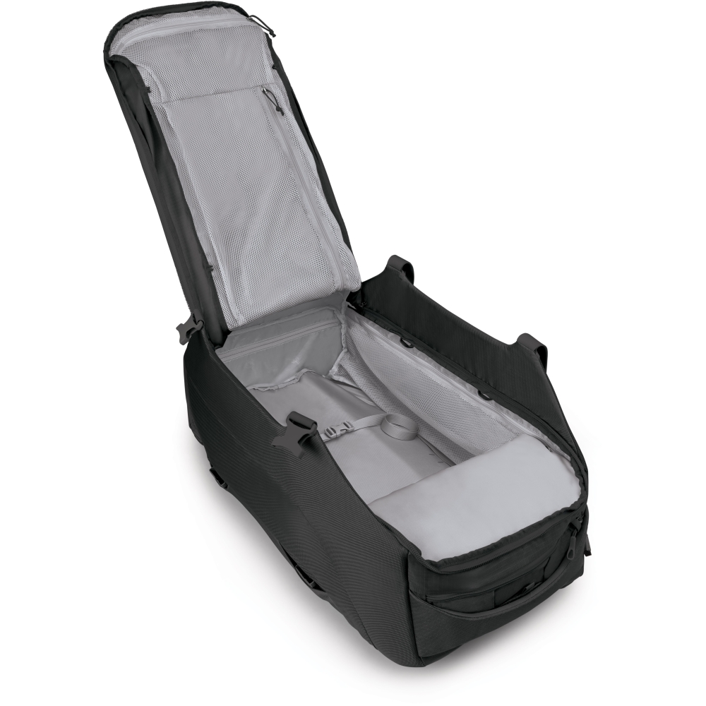 Osprey Sojourn 80 Black 10005391 rolkoffers online bestellen bij Kathmandu Outdoor & Travel