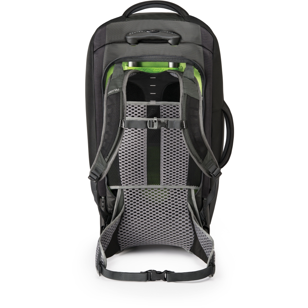 Osprey Sojourn 80 Black 10005391 rolkoffers online bestellen bij Kathmandu Outdoor & Travel