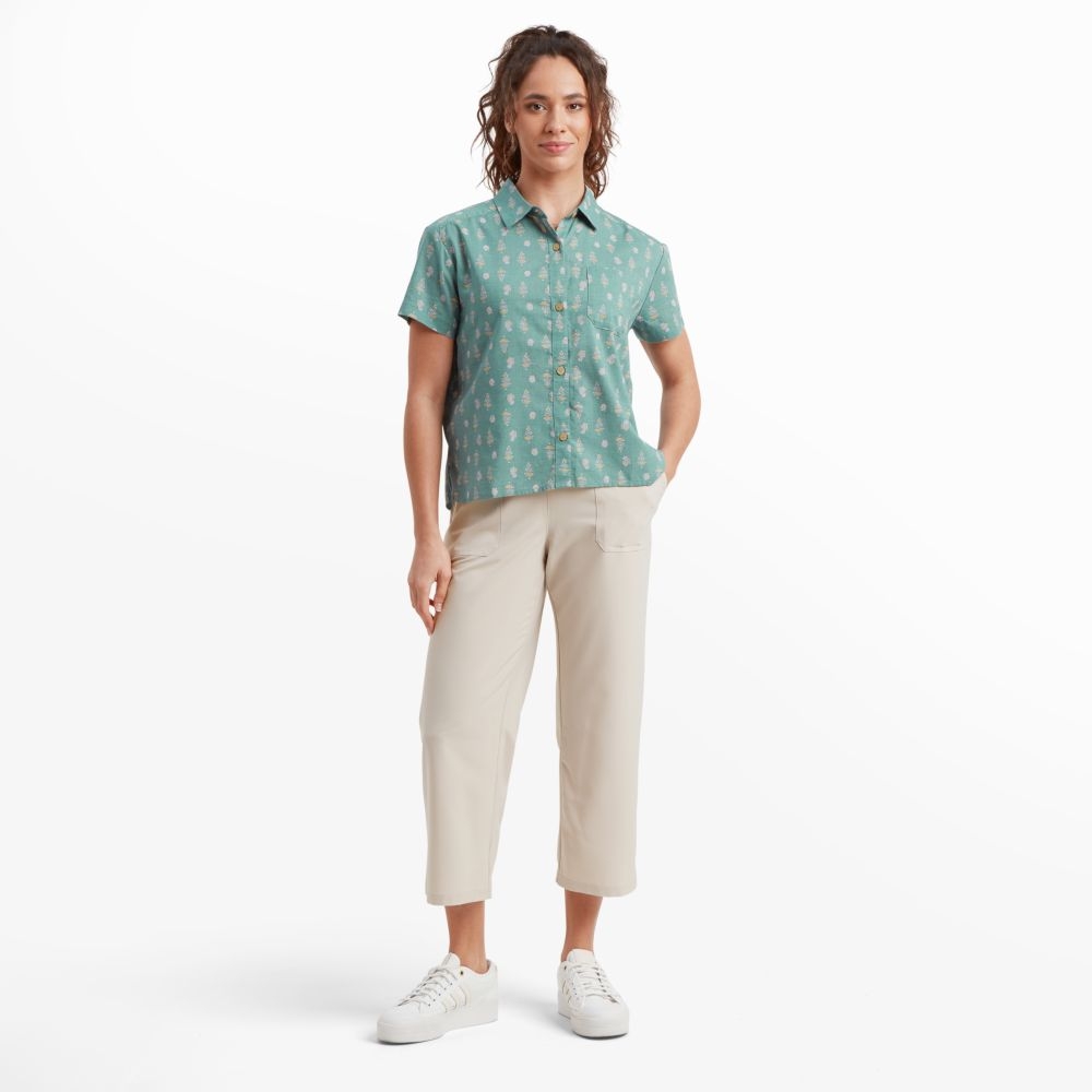 Sherpa Adventure Gear Sajilo Capri Women's Goa Sand SW23044-108 broeken online bestellen bij Kathmandu Outdoor & Travel