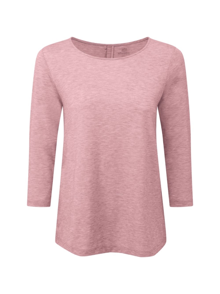 Sherpa Adventure Gear Asha 3/4 Sleeve Top Women's Mineral Red SW3105-443 shirts en tops online bestellen bij Kathmandu Outdoor & Travel