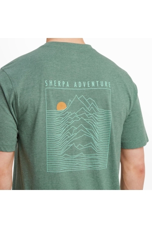 Sherpa Adventure Gear Terrain Tee Dark Thyme SM10045-810 shirts en tops online bestellen bij Kathmandu Outdoor & Travel