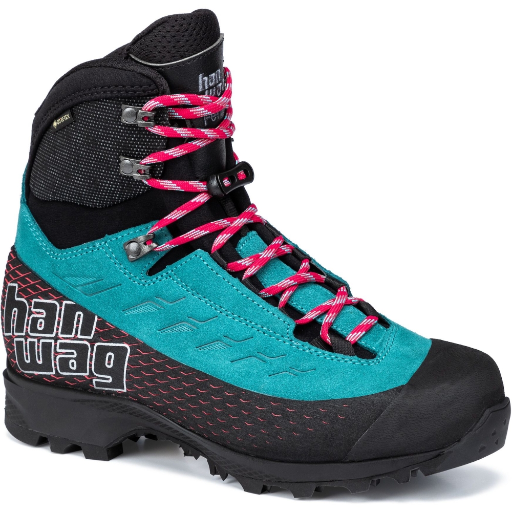 Hanwag Ferrata Tour GTX Women's Icefall/Black 100701-497012 wandelschoenen dames online bestellen bij Kathmandu Outdoor & Travel