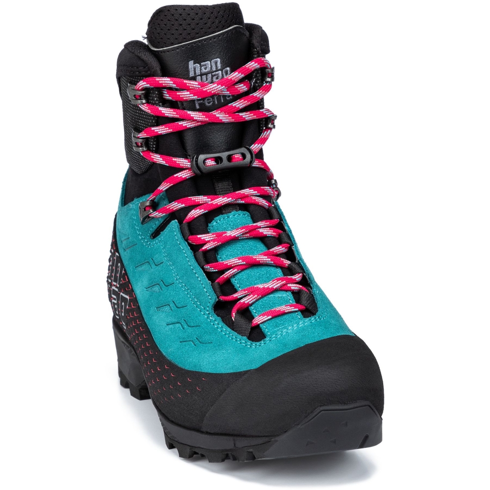 Hanwag Ferrata Tour GTX Women's Icefall/Black 100701-497012 wandelschoenen dames online bestellen bij Kathmandu Outdoor & Travel