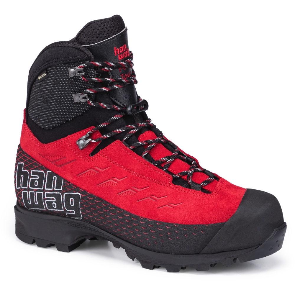 Hanwag Ferrata Tour GTX Red/Black 100700-055012 wandelschoenen heren online bestellen bij Kathmandu Outdoor & Travel
