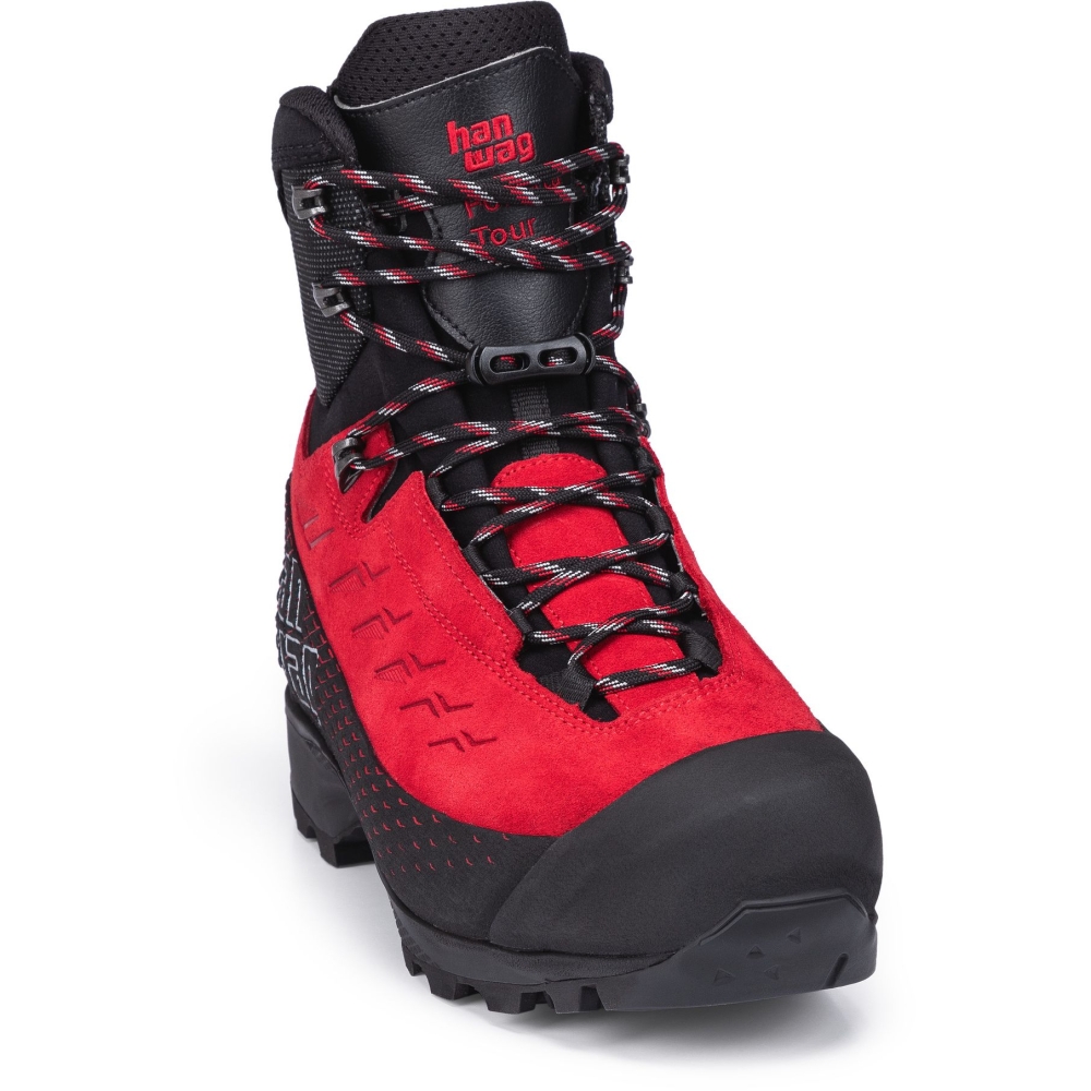Hanwag Ferrata Tour GTX Red/Black 100700-055012 wandelschoenen heren online bestellen bij Kathmandu Outdoor & Travel