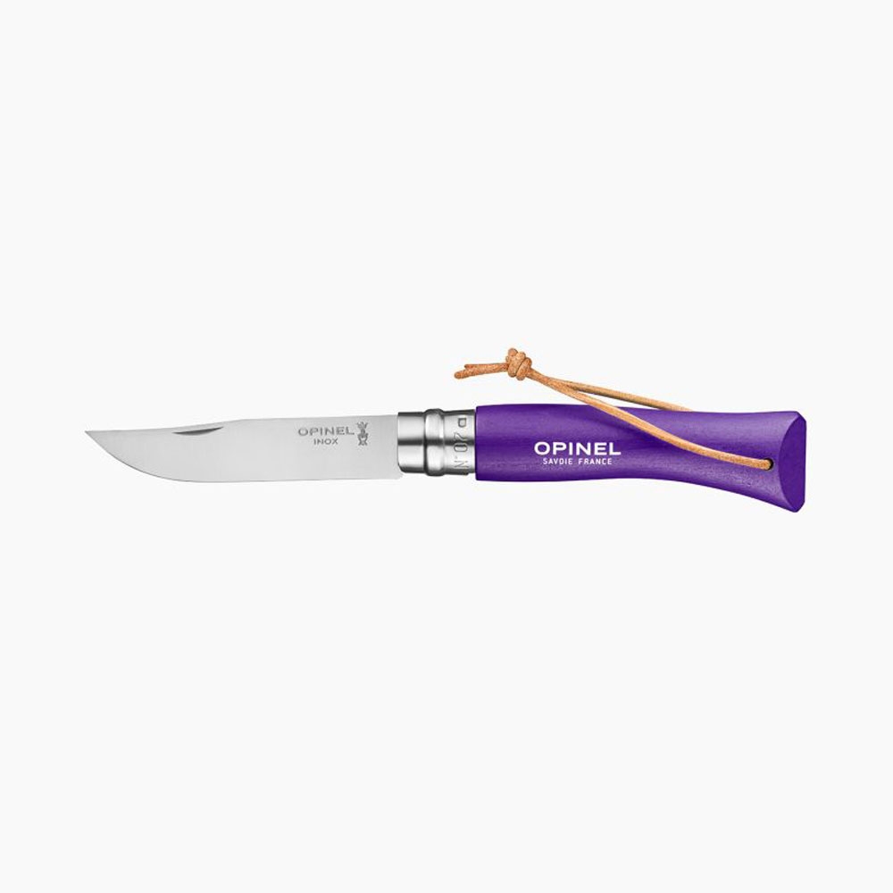 Opinel N°07 Colorama Violet 51OP2205-7 180 messen & tools online bestellen bij Kathmandu Outdoor & Travel