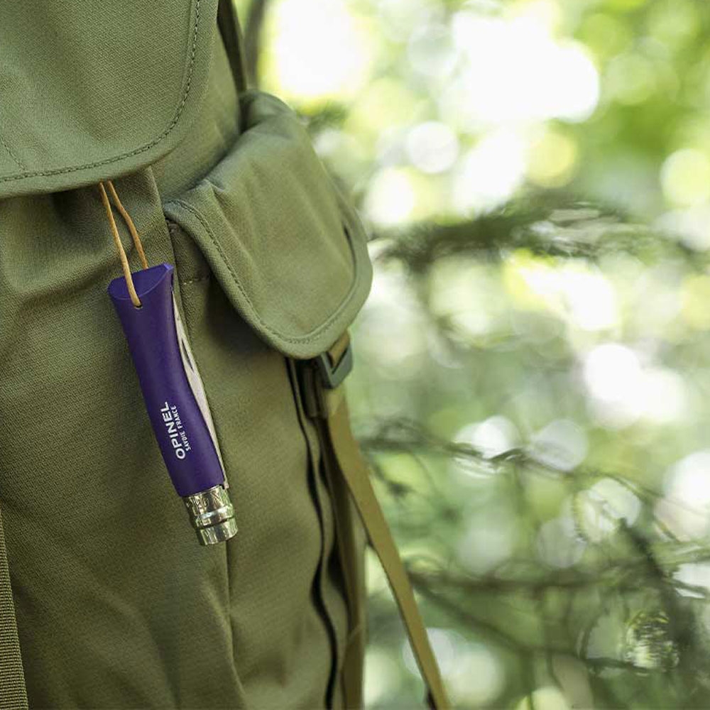 Opinel N°07 Colorama Violet 51OP2205-7 180 messen & tools online bestellen bij Kathmandu Outdoor & Travel