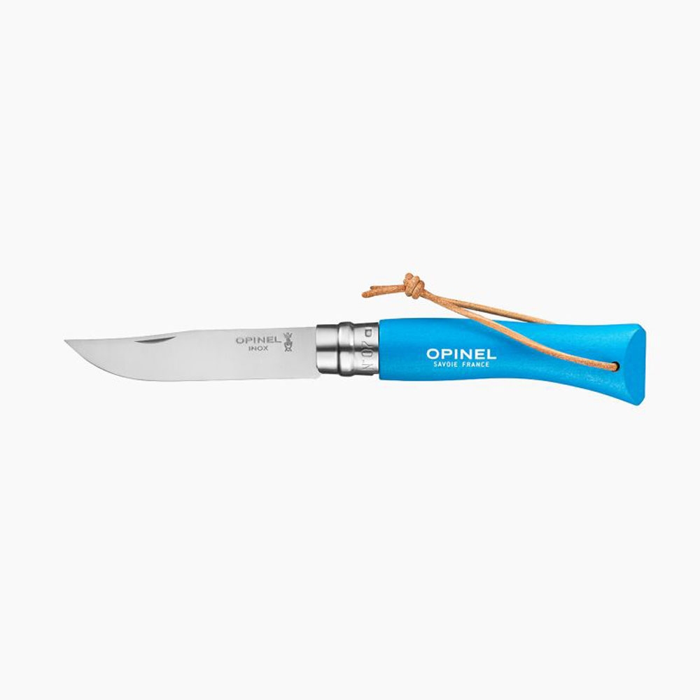 Opinel N°07 Colorama Blue 51OP2206-7 180 messen & tools online bestellen bij Kathmandu Outdoor & Travel