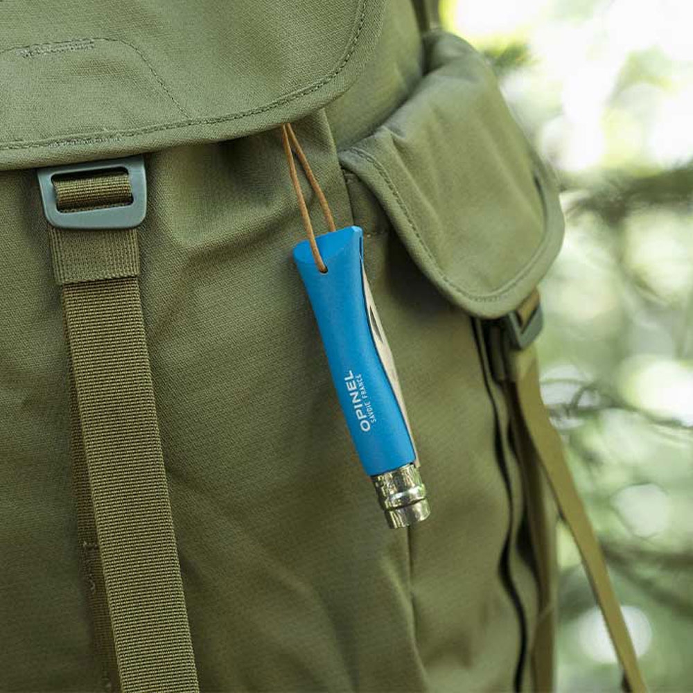 Opinel N°07 Colorama Blue 51OP2206-7 180 messen & tools online bestellen bij Kathmandu Outdoor & Travel