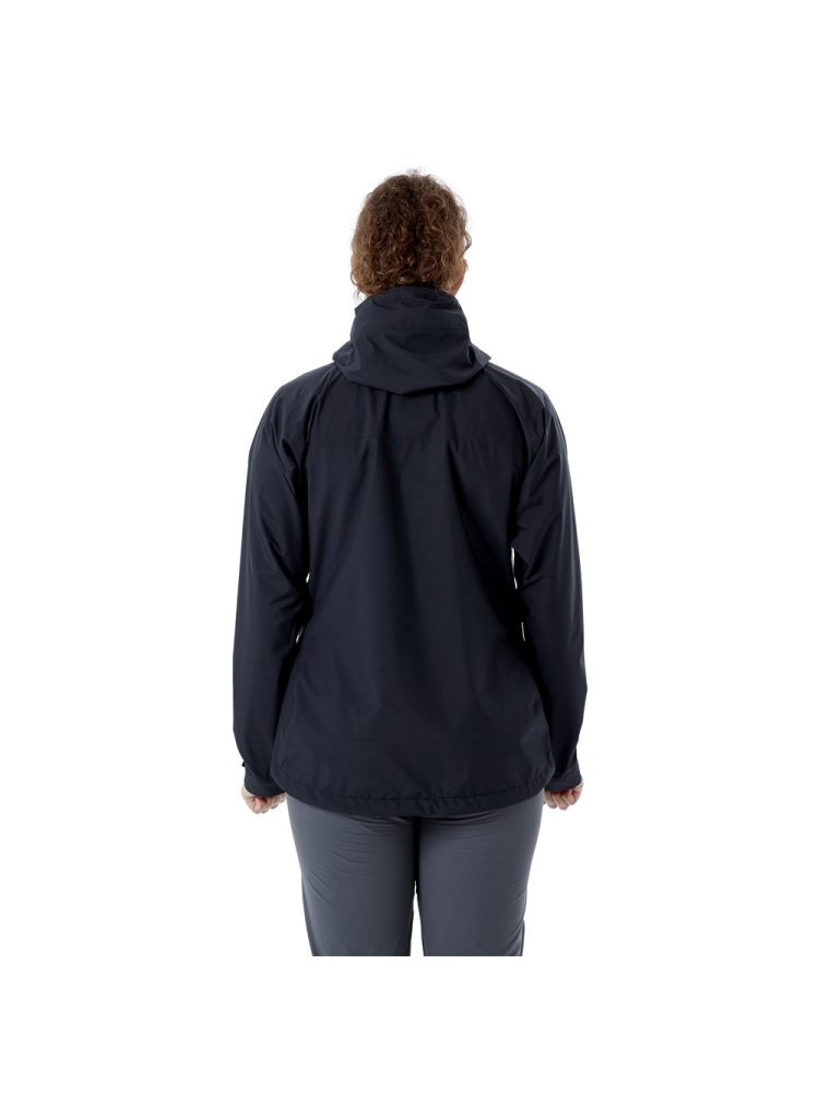 Rab Downpour Eco Jacket Women's Black QWG-83-BL jassen online bestellen bij Kathmandu Outdoor & Travel