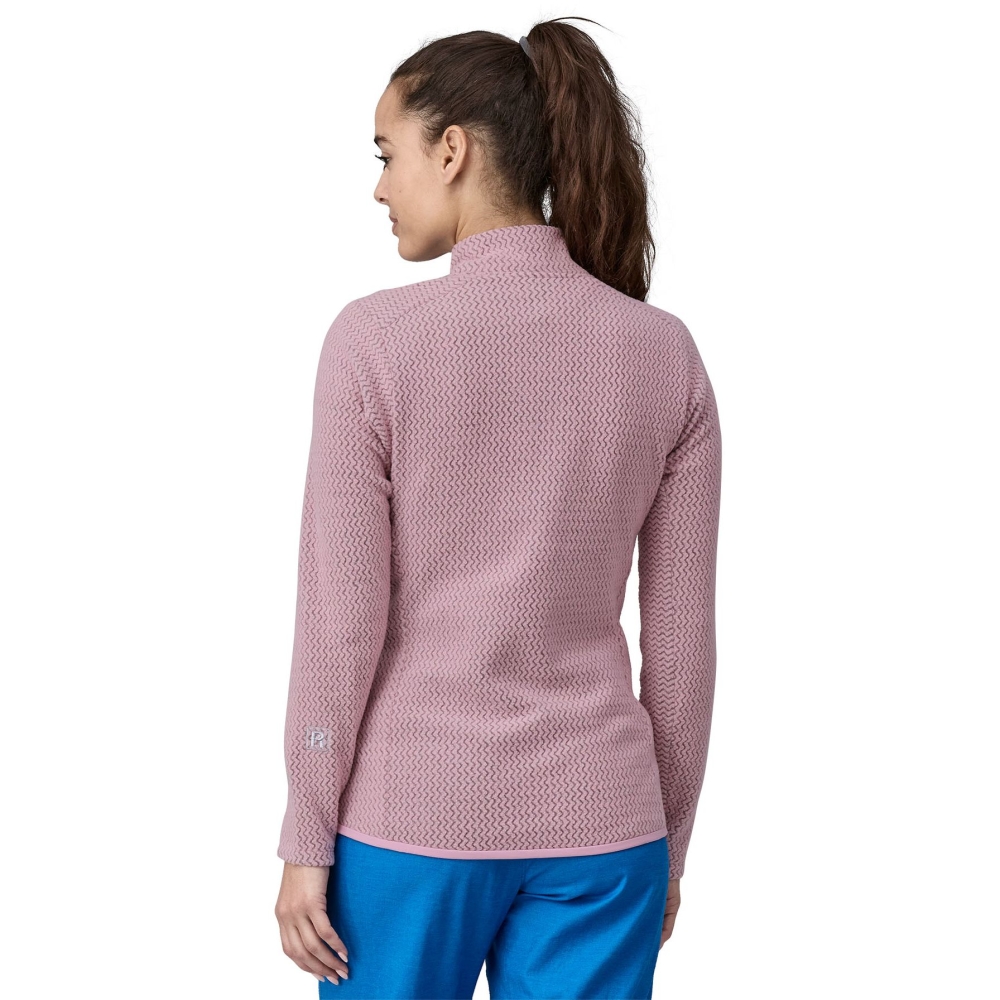 Patagonia R1 Air Zip Neck Women's Milkweed Mauve 40250-MLKE fleeces en truien online bestellen bij Kathmandu Outdoor & Travel