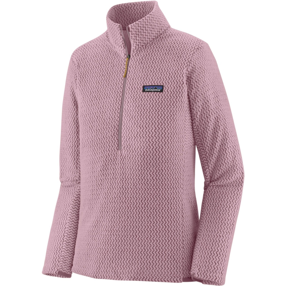 Patagonia R1 Air Zip Neck Women's Milkweed Mauve 40250-MLKE fleeces en truien online bestellen bij Kathmandu Outdoor & Travel