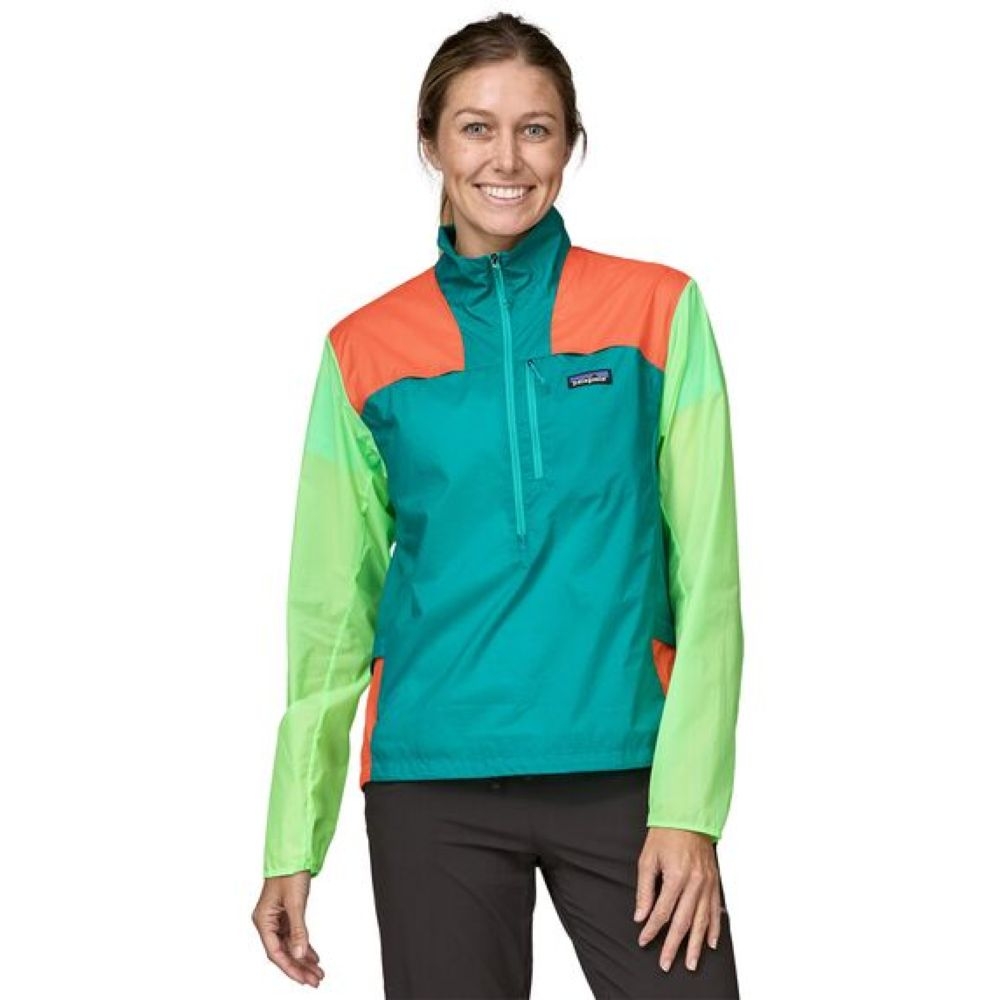 Patagonia Houdini Stash 1/2 Zip P/O Women's Subtidal Blue 23435-STLE jassen online bestellen bij Kathmandu Outdoor & Travel