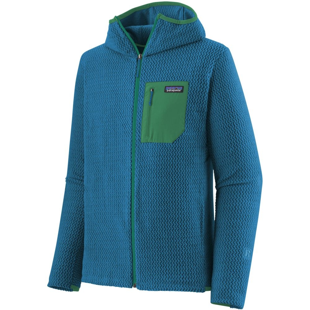 Patagonia R1 Air Full-Zip Hoody Vessel Blue 40255-VSLB fleeces en truien online bestellen bij Kathmandu Outdoor & Travel