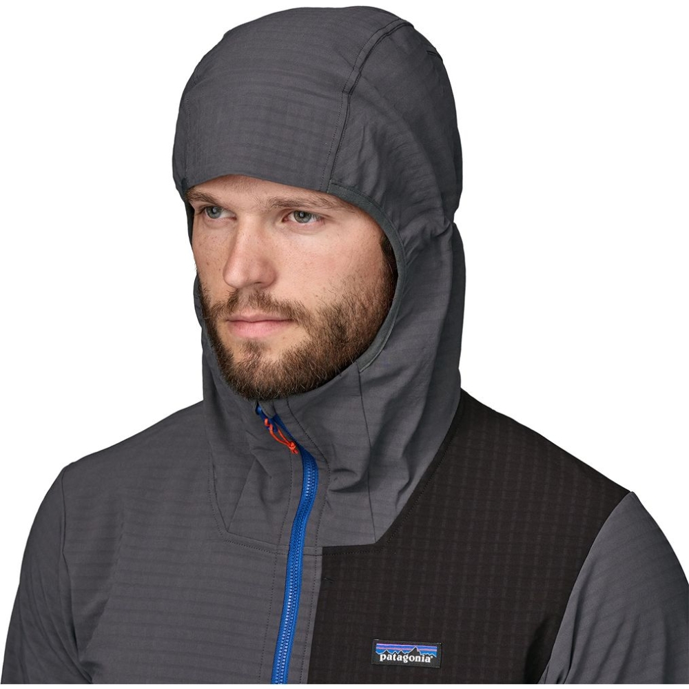 Patagonia R1 TechFace Hoody Forge Grey 83578-FGE fleeces en truien online bestellen bij Kathmandu Outdoor & Travel