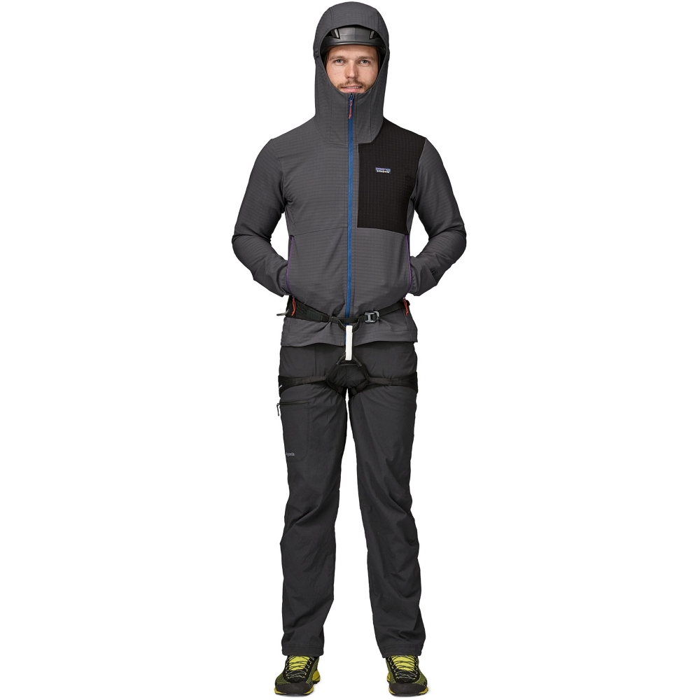 Patagonia R1 TechFace Hoody Forge Grey 83578-FGE fleeces en truien online bestellen bij Kathmandu Outdoor & Travel