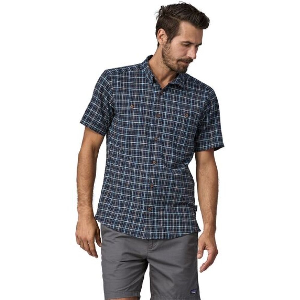 Patagonia Back Step Shirt Renewal: New Navy 53139-RLNA shirts en tops online bestellen bij Kathmandu Outdoor & Travel