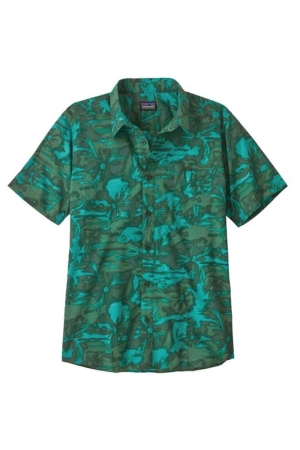 Patagonia Go To Shirt Cliffs and Waves: Conifer Gree 52691-CWGN shirts en tops online bestellen bij Kathmandu Outdoor & Travel