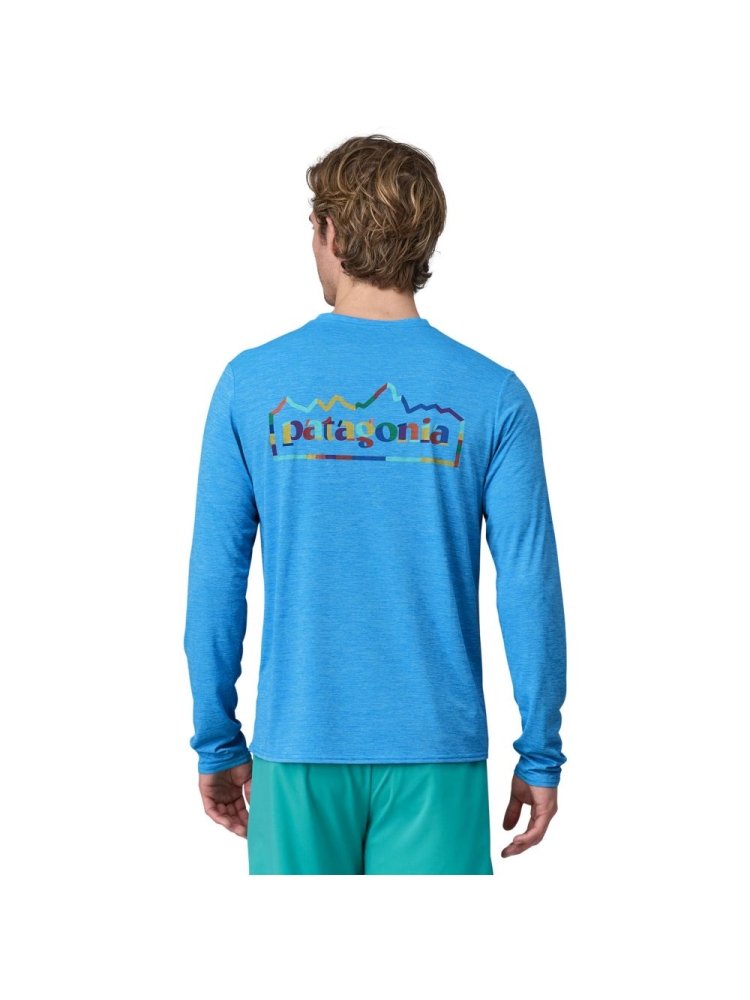 Patagonia L/S Cap Cool Daily Graphic Shirt Unity Fitz: Vessel Blue X-Dye 45190-UFVX shirts en tops online bestellen bij Kathmandu Outdoor & Travel