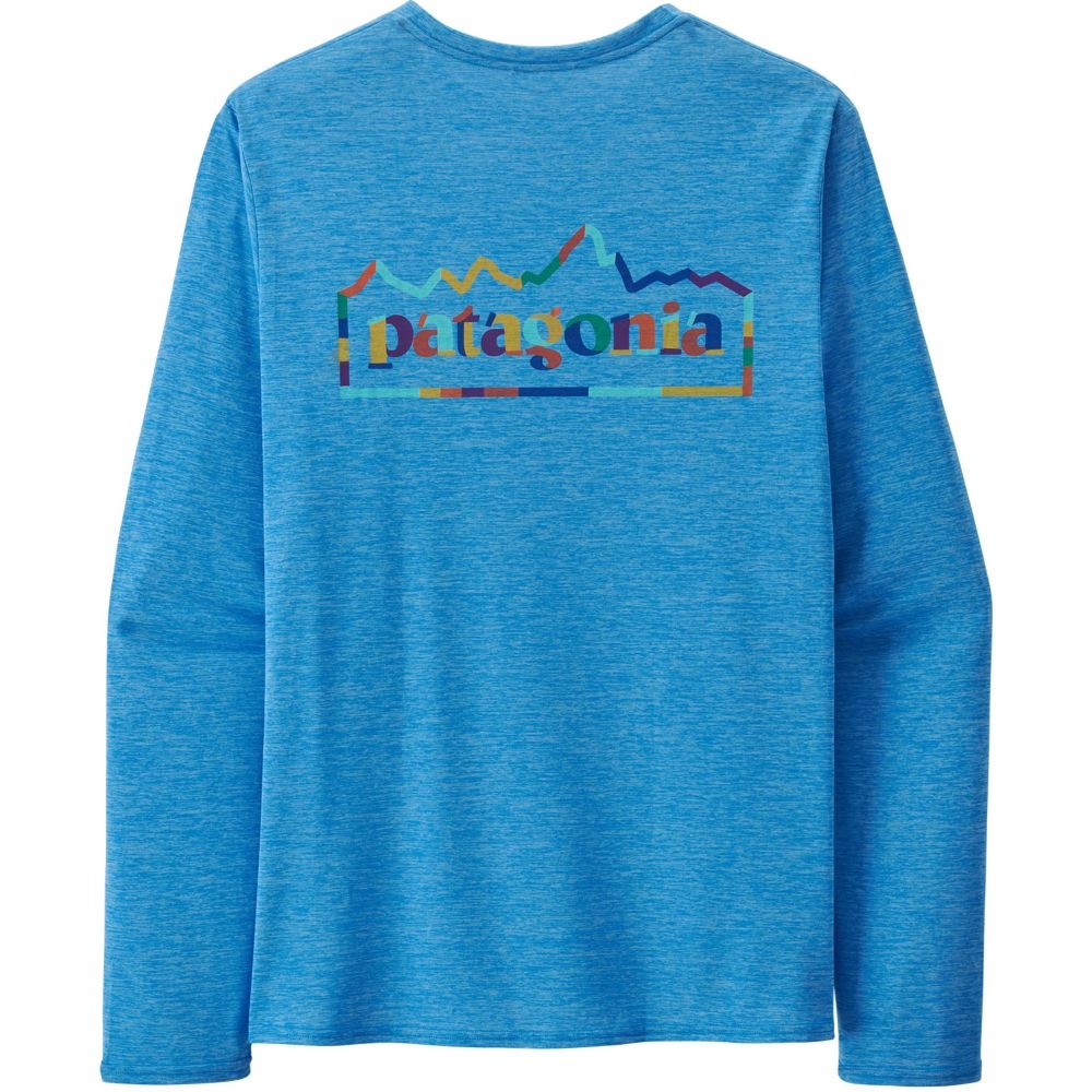 Patagonia L/S Cap Cool Daily Graphic Shirt Unity Fitz: Vessel Blue X-Dye 45190-UFVX shirts en tops online bestellen bij Kathmandu Outdoor & Travel