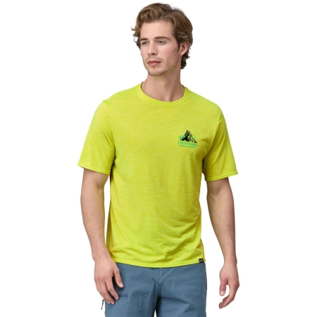 Patagonia  Cap Cool Daily Graphic Shirt - Lands Chouinard Crest: Phosphorus Gr 