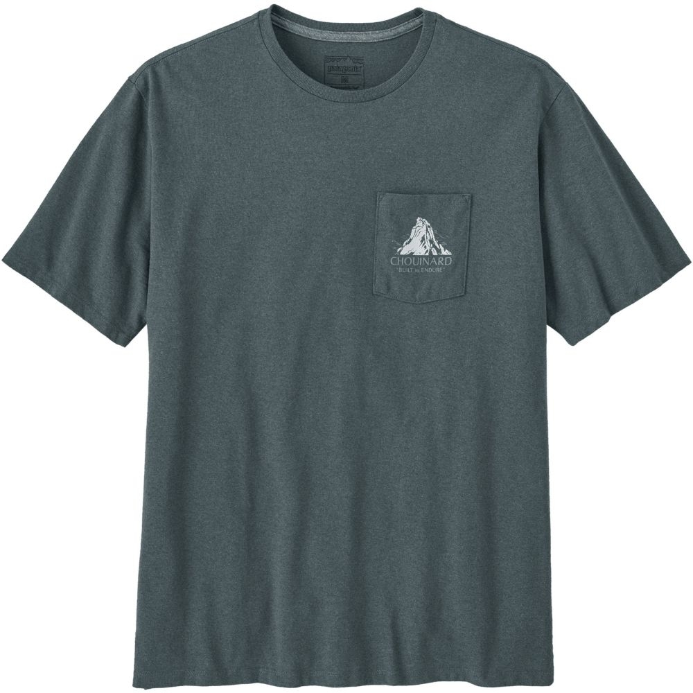 Patagonia Chouinard Crest Pocket Responsibili-Tee Nouveau Green 37770-NUVG shirts en tops online bestellen bij Kathmandu Outdoor & Travel