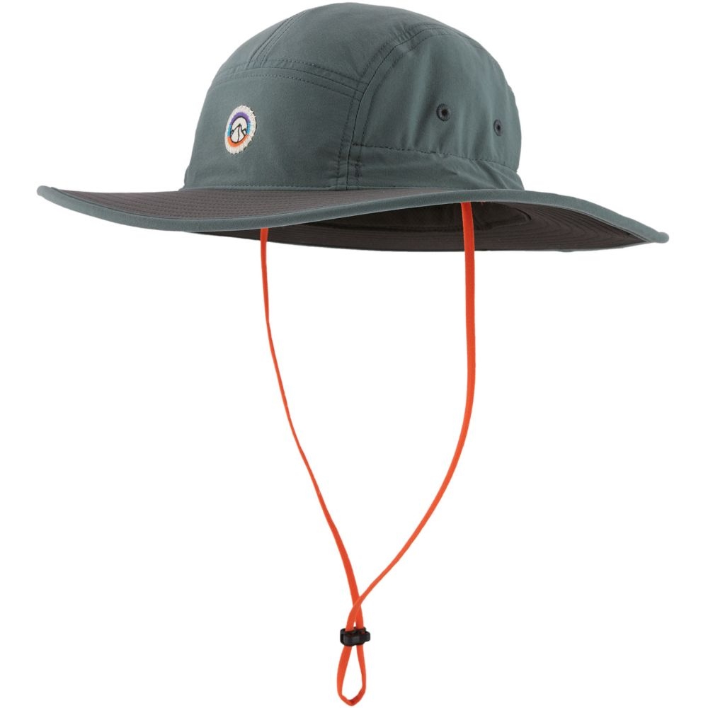Patagonia Quandary Brimmer Fitz Roy Icon: Nouveau Green 33342-FING kleding accessoires online bestellen bij Kathmandu Outdoor & Travel