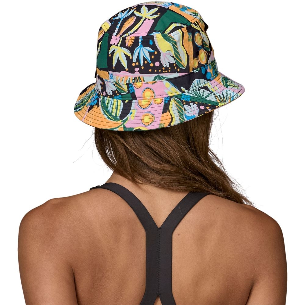 Patagonia Wavefarer Bucket Hat Island Seeds: Milkweed Mauve 29157-ISDM kleding accessoires online bestellen bij Kathmandu Outdoor & Travel
