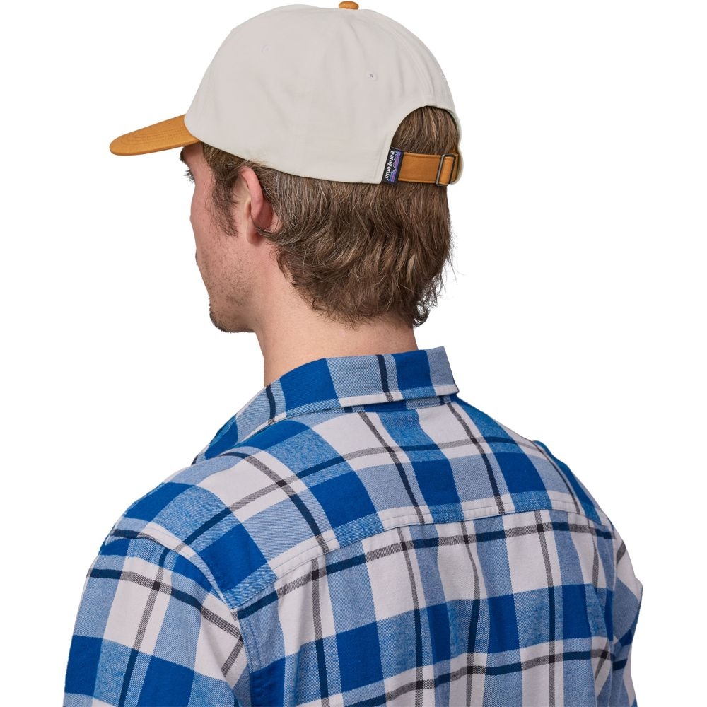 Patagonia P-6 Label Trad Cap Birch White 38296-BCW kleding accessoires online bestellen bij Kathmandu Outdoor & Travel