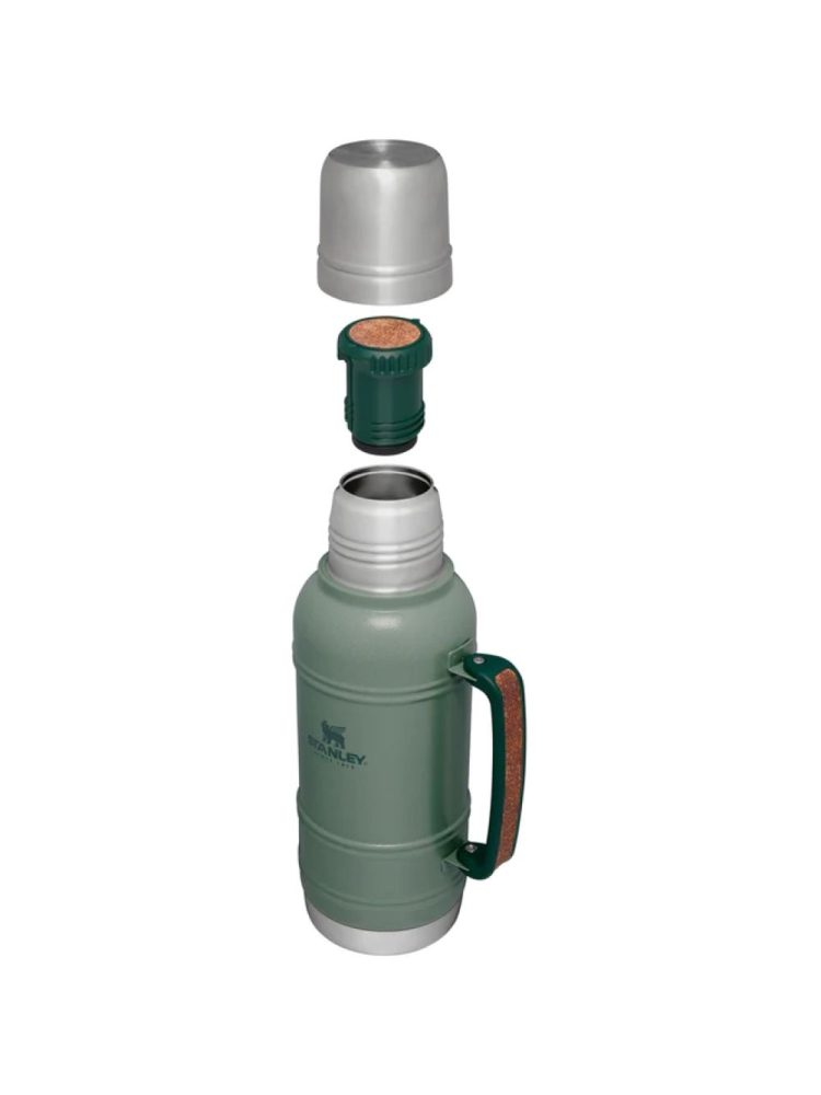 Stanley The Artisan Thermal Bottle 1.4L Hammertone Green 10-11429-004 drinkflessen en thermosflessen online bestellen bij Kathmandu Outdoor & Travel