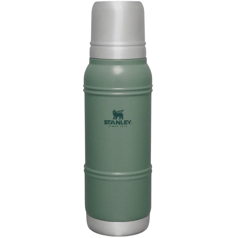 Stanley The Artisan Thermal Bottle 1.0L Hammertone Green 10-11428-004 drinkflessen en thermosflessen online bestellen bij Kathmandu Outdoor & Travel
