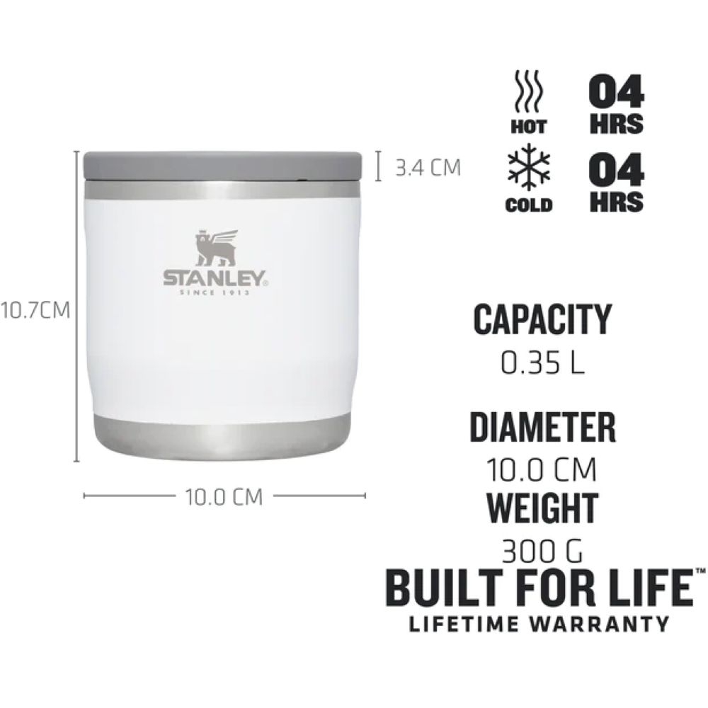 Stanley The Adventure To-Go Food Jar .35L Polar 10-10837-013 drinkflessen en thermosflessen online bestellen bij Kathmandu Outdoor & Travel