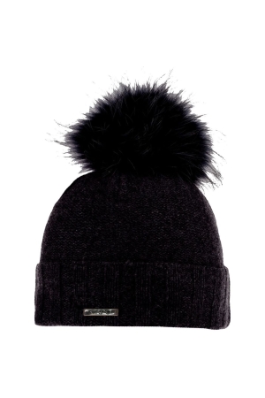 Capo  Knitted cap, cashmere black