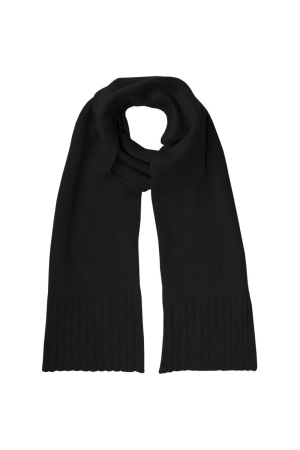 Capo  Knitted Scarf Cashmere black