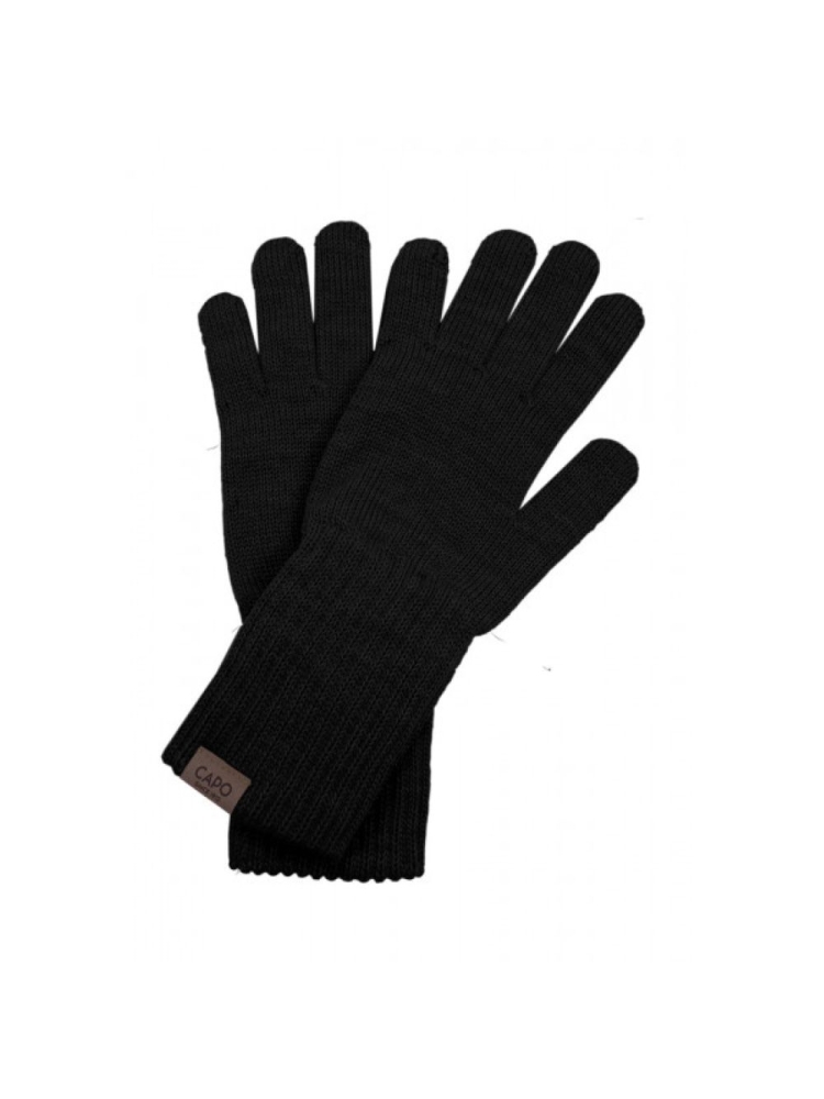 Capo Ladies knitted finger gloves black 20177-056160-20 kleding accessoires online bestellen bij Kathmandu Outdoor & Travel