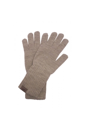 Capo  Ladies knitted finger gloves beige