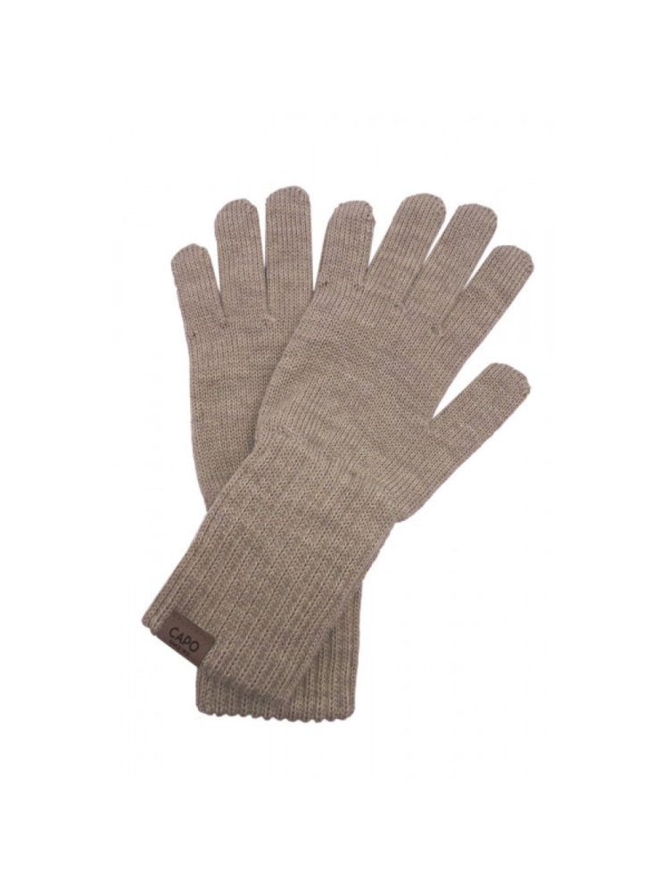 Capo Ladies knitted finger gloves beige 20177-056160-85 kleding accessoires online bestellen bij Kathmandu Outdoor & Travel