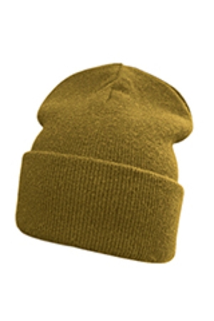 Capo  Knitted beanie, wool cashmere  moos green