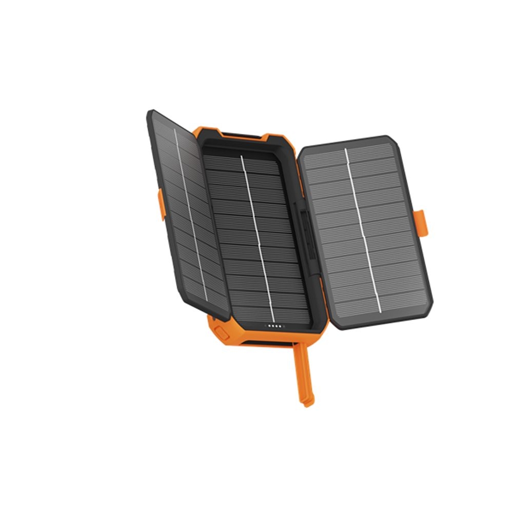 Xtorm Rugged Solar Power Bank  Black/Orange XR203 energie & electronica online bestellen bij Kathmandu Outdoor & Travel