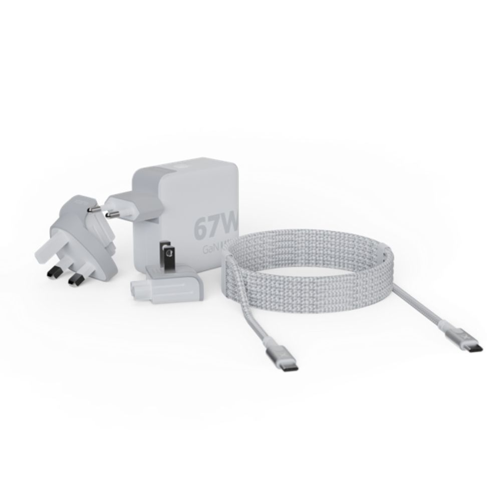 Xtorm 67W GaN-Ultra Travel Charger + USB-C PD Cable White XVC2067 energie & electronica online bestellen bij Kathmandu Outdoor & Travel