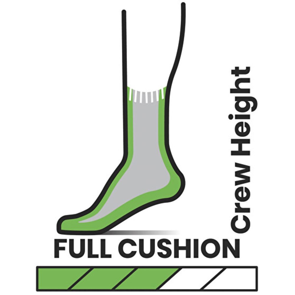 Smartwool Hike Full Cushion Crew Socks Light Grey SW0016180-391 sokken online bestellen bij Kathmandu Outdoor & Travel